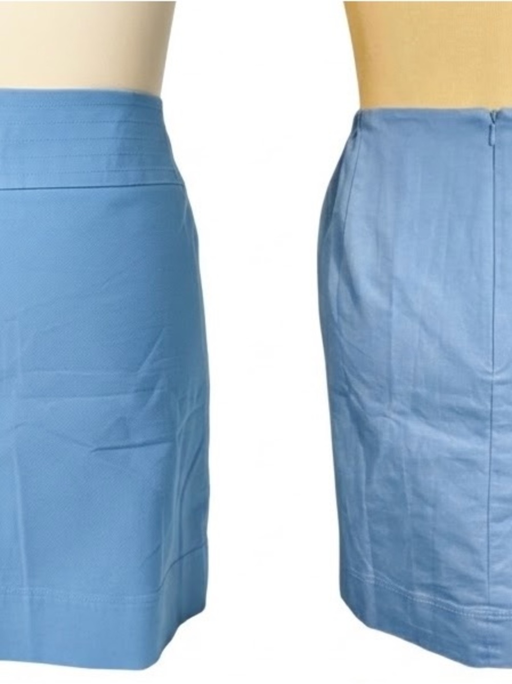 Talbots Light Blue Tailored Pencil Skirt